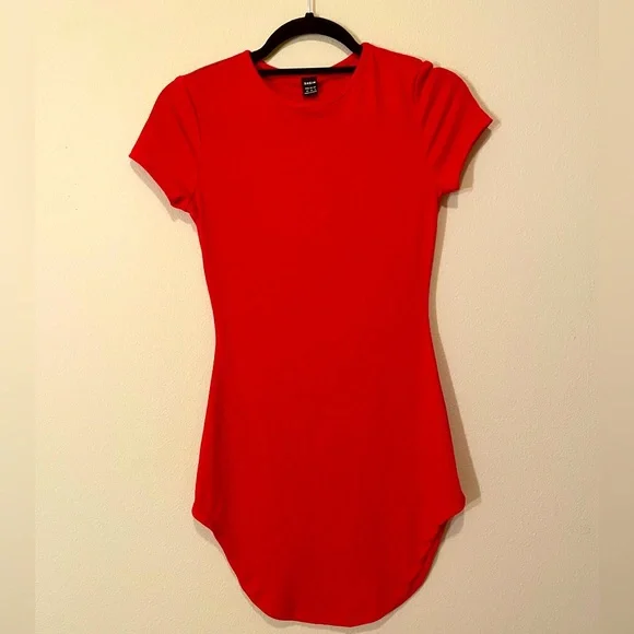 SHEIN | Dresses | Red Fitted Dress Shein Xs | Poshmark SHEIN | Dresses | Red Fitted Dress Shein Xs | Poshmark